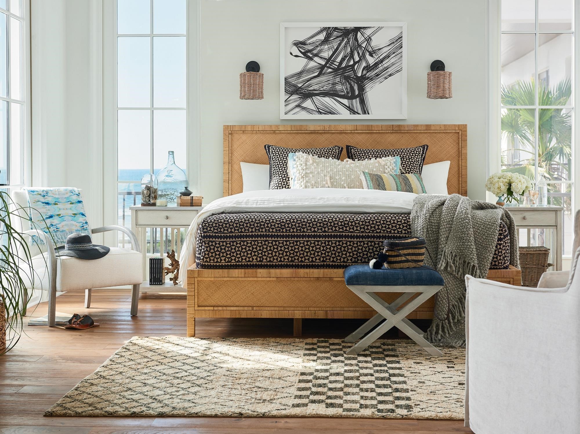 Coastal queen store bed